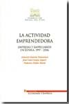 La actividad emprendedora, de Garcia Tabuenca | portada del libro