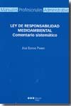 LEY RESPONSABILIDAD MEDIOAMBIENTAL | portada del libro