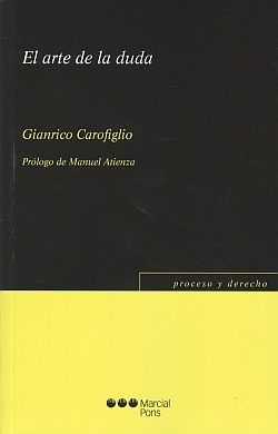 ARTE DE LA DUDA, EL, de CAROFIGLIO, GIANRICO | portada del libro