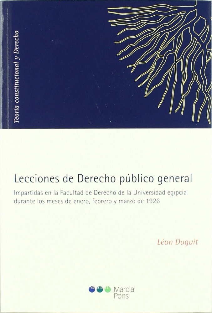 Lecciones de Derecho público general, de Duguit | portada del libro