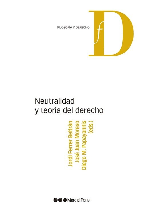 Neutralidad y teoría del Derecho | portada del libro