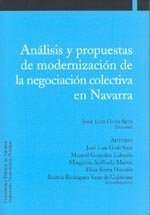 Análisis y propuestas de modernización de la negociación colectiva en Navarra, de Varios autores | portada del libro