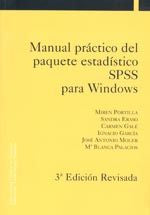 Manual práctico del paquete estadístico SPSS para Windows (3ª edición revisada), de Varios autores | portada del libro