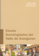 Estudio Sociolingüístico del Valle de Aranguren, de Sotés Ruiz, José Pablo | portada del libro