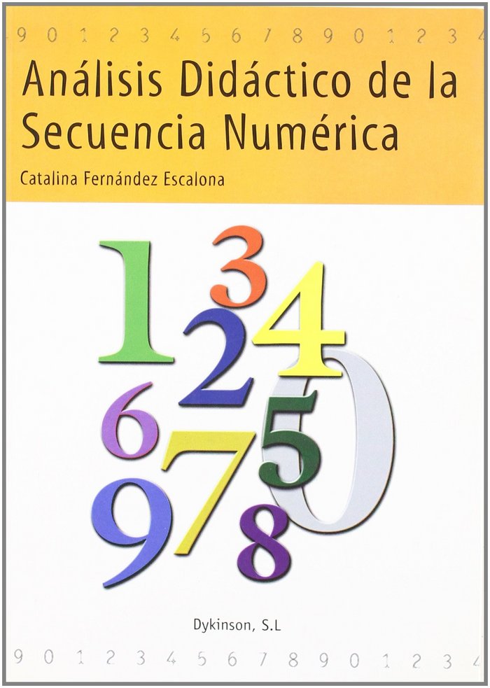 Análisis didáctico de la secuencia numérica, de FERNANDEZ ESCALONA | portada del libro