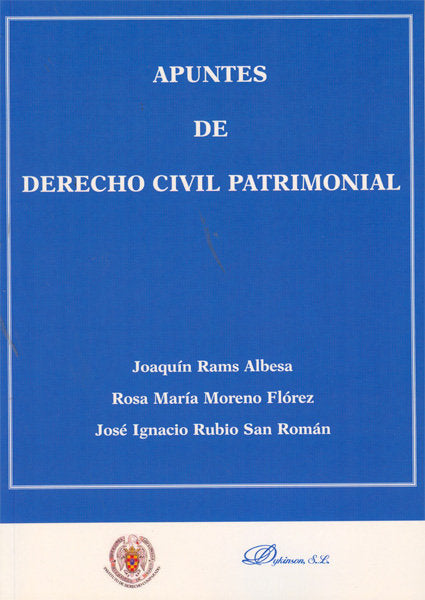 Apuntes de Derecho Civil Patrimonial, de Rams Albesa, Joaquín | portada del libro