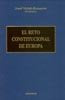 El reto Constitucional de Europa, de JOSE, VIDAL BENEYTO | portada del libro