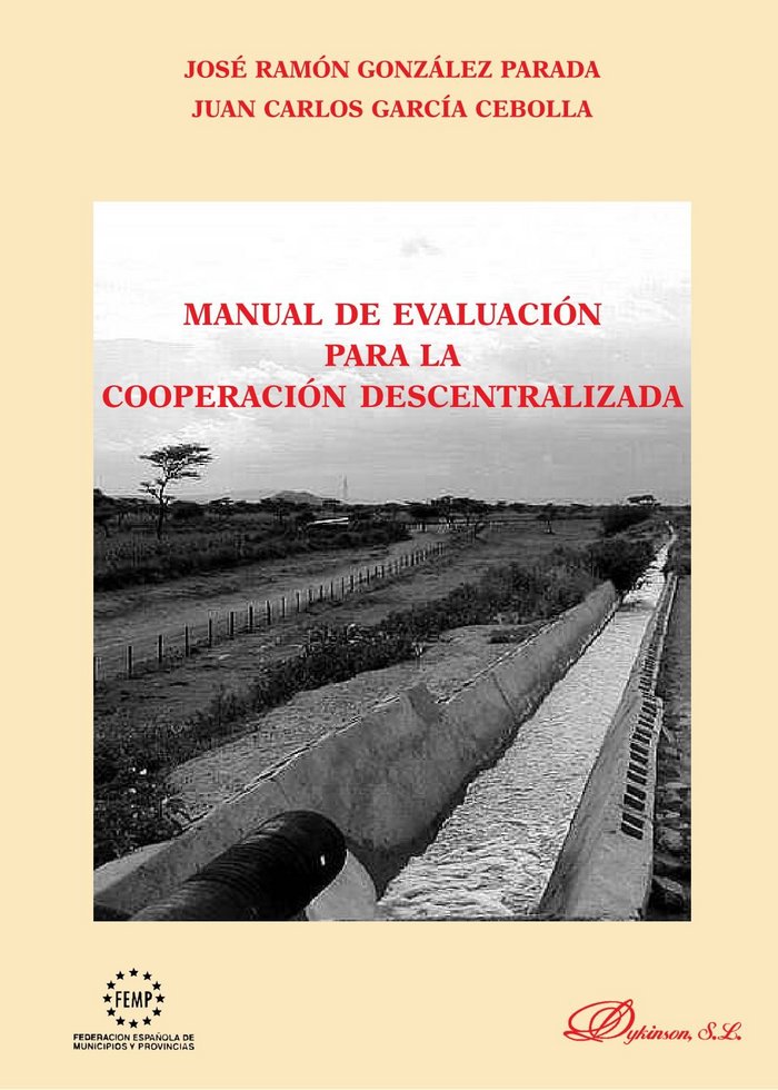 Manual de evaluación para la cooperación descentralizada, de JOSE RAMON GONZALEZ PARADA | portada del libro