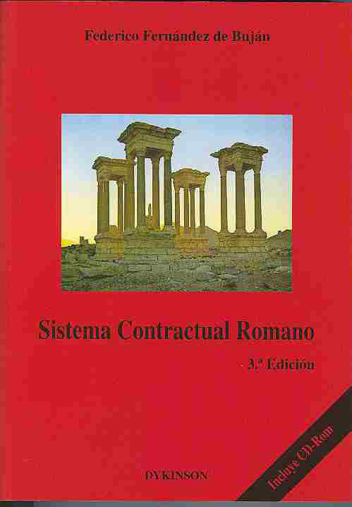 Sistema Contractual Romano, de Fernández de Buján | portada del libro