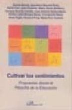 Cultivar los sentimientos, de Varios autores | portada del libro