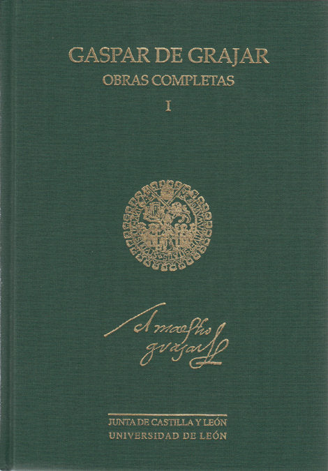 OBRAS COMPLETAS DE GASPAR DE GRAJAR, de GRAJAR, GASPAR DE | portada del libro