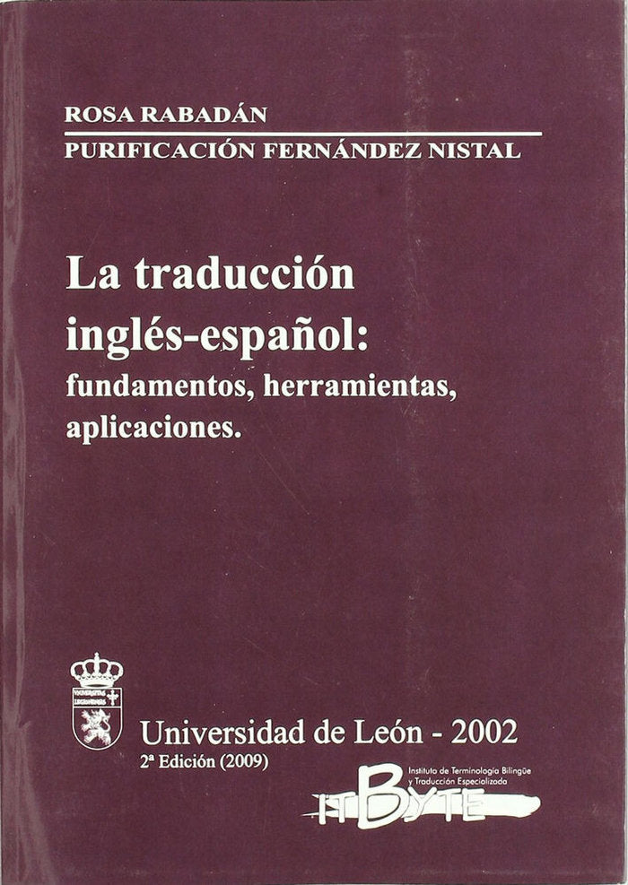 TRADUCCION INGLES-ESPAÑOL, LA, de RABADAN, ROSA | portada del libro