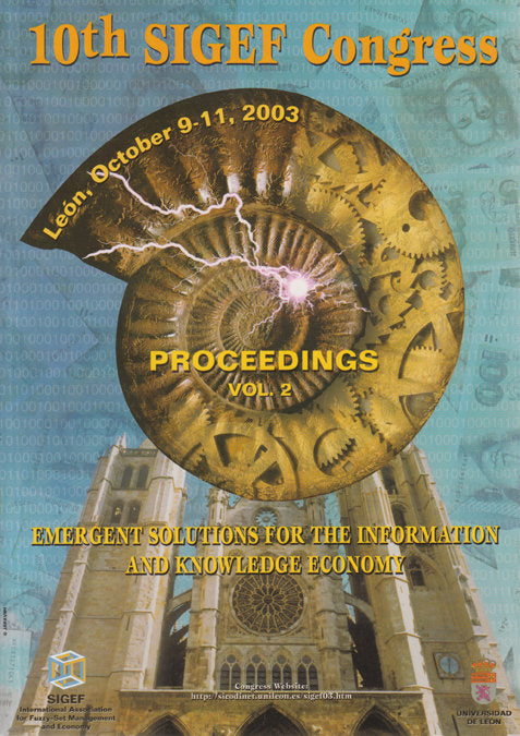 10Th Sigef Congress proceedings emergent solutions for the information and Knowledge economy. | portada del libro