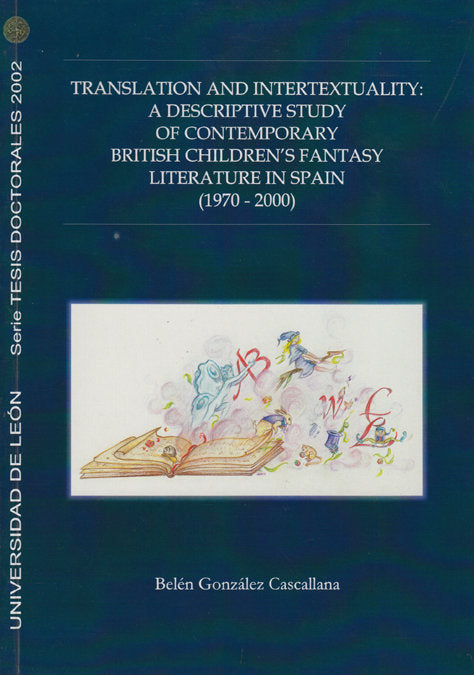TRANSLATION AND INTERTEXTUALITY, de GONZALEZ CASCALLANA, BELEN | portada del libro