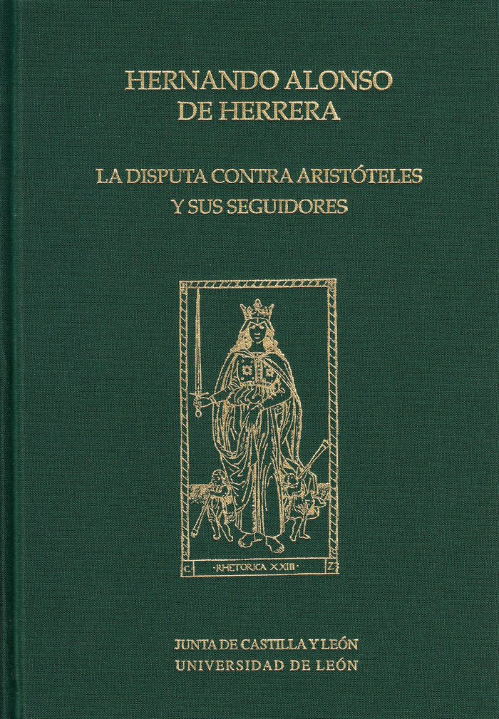 DISPUTA CONTRA ARISTOTELES Y SUS SEGUIDORES, LA | portada del libro