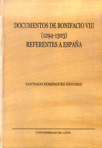 Documentos de Bonifacio VIII (123-1303) referentes a España, de Varios autores | portada del libro