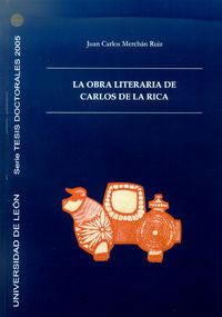 La obra literaria de Carlos de la Rica, de Merchán Ruiz, Juan Carlos | portada del libro