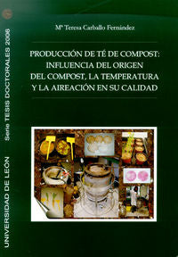 Producción de té de compost: influencia del origen del compost, la temperatura y, de CARBALLO FERNANDEZ, MARIA TERESA | porta