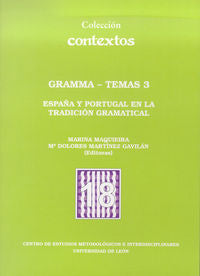Gramma-Temas 3. España y portugal en la tradición gramatical, de AA.VV. | portada del libro