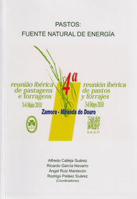 Pastos, fuente natural de energ¡a : 4ª Reunión Ibérica de Pastos y Forrajes, cel | portada del libro