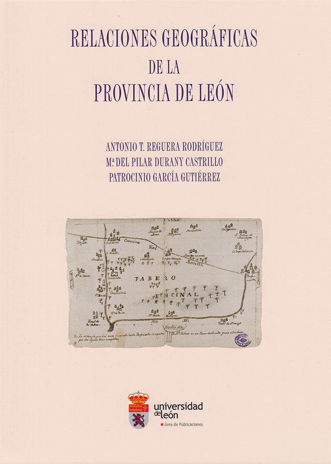 Relaciones geográficas de la provincia de León | portada del libro