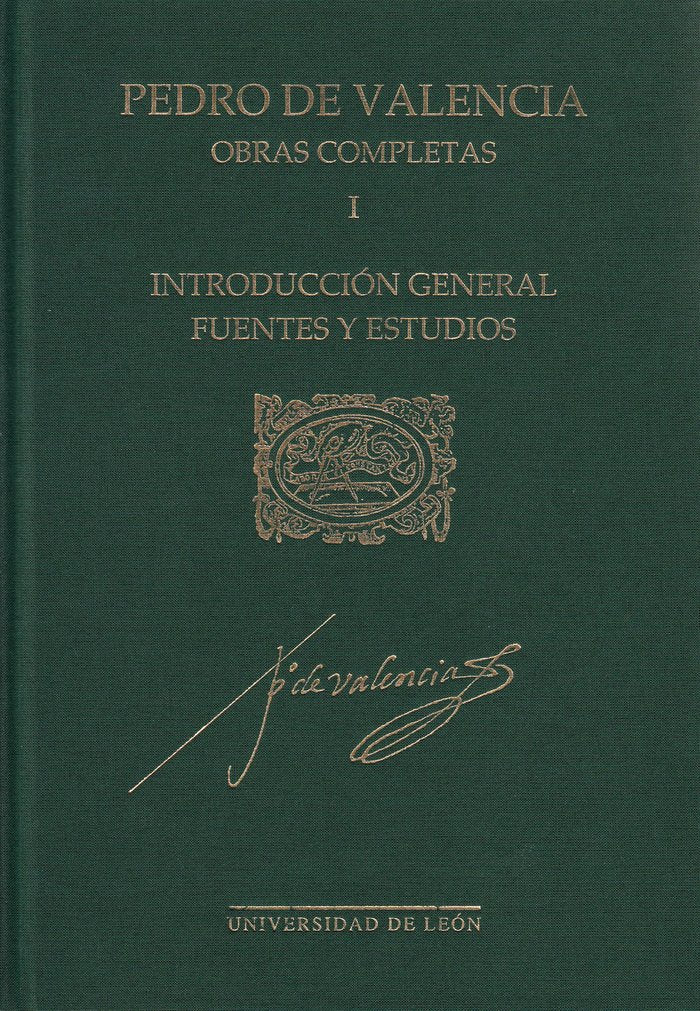 Obras completas. I. Introducción general, fuentes y estudios | portada del libro