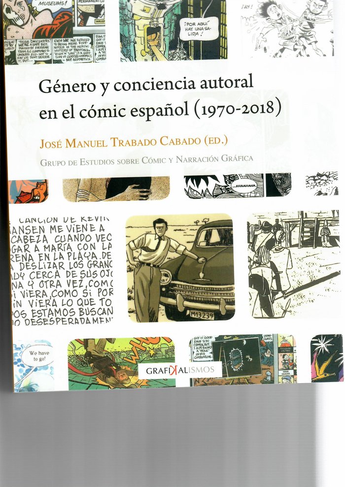 Género y conciencia autoral en el cómic español | portada del libro