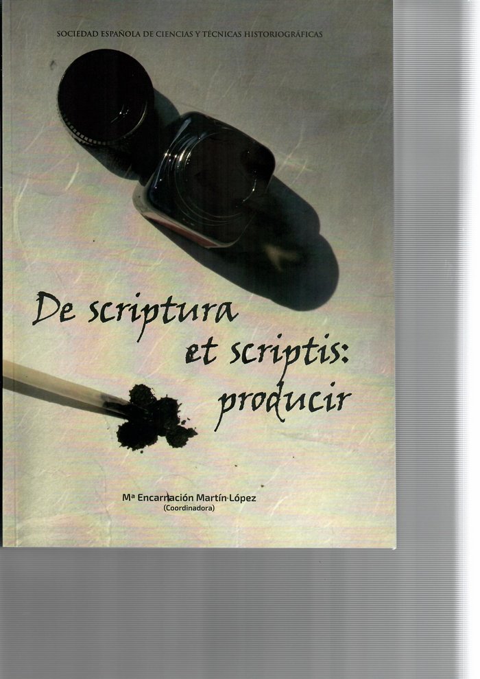 De scriptura et scriptis: producir | portada del libro