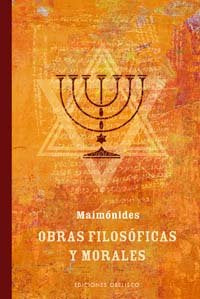 Obras filosóficas y morales, de MAIMONIDES, MAIMONIDES | portada del libro