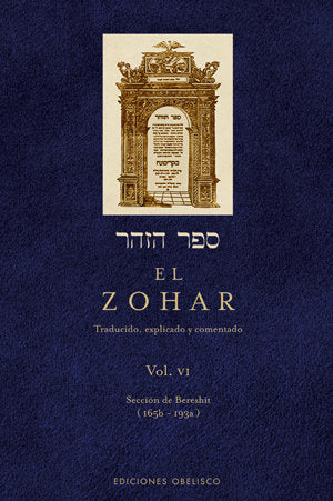 El Zohar (Vol. 6), de BAR IOJAI, RABI SHIMON | portada del libro
