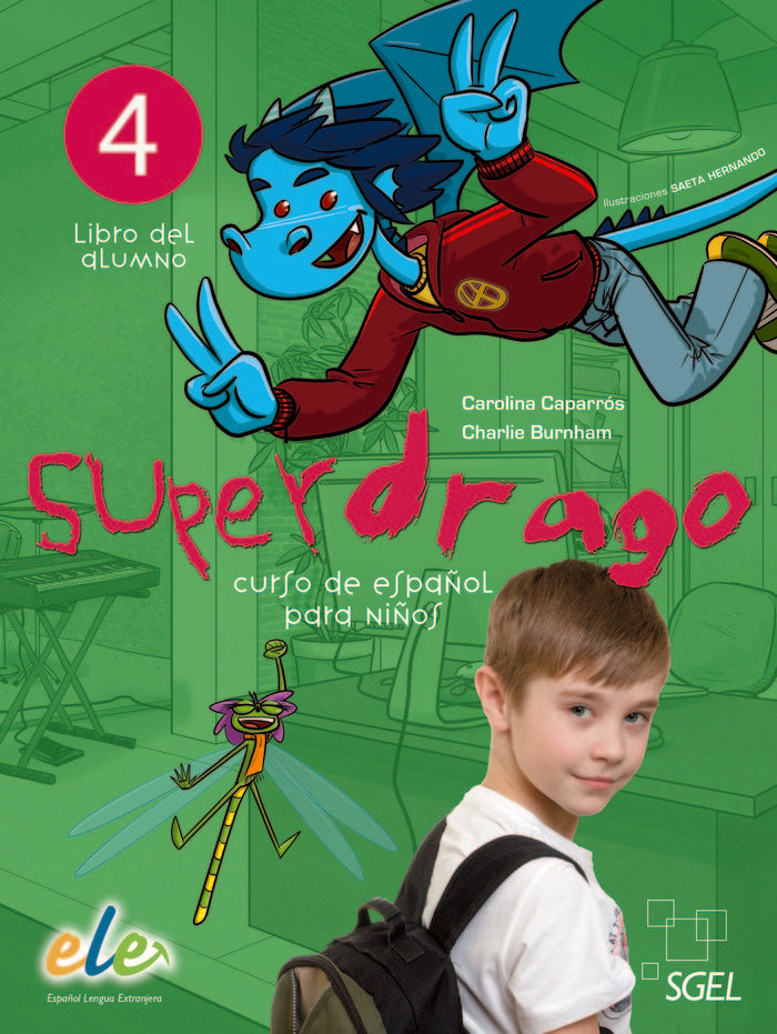 Superdrago 4 alumno (edición internacional), de Caparrós Torres, Carolina | portada del libro