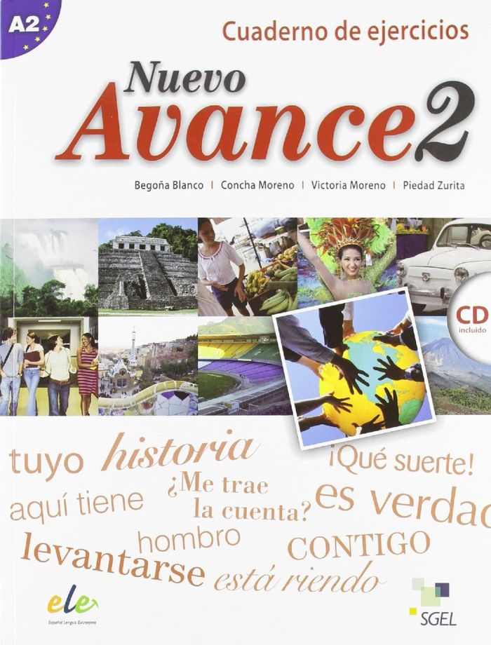 Nuevo Avance 2 ejercicios + CD, de Moreno García, Concha | portada del libro