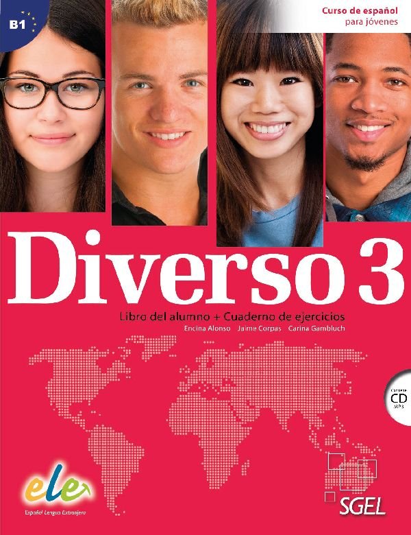 Diverso 3 libro del alumno + cuaderno de ejercicios, de Alonso Arija, Encina | portada del libro