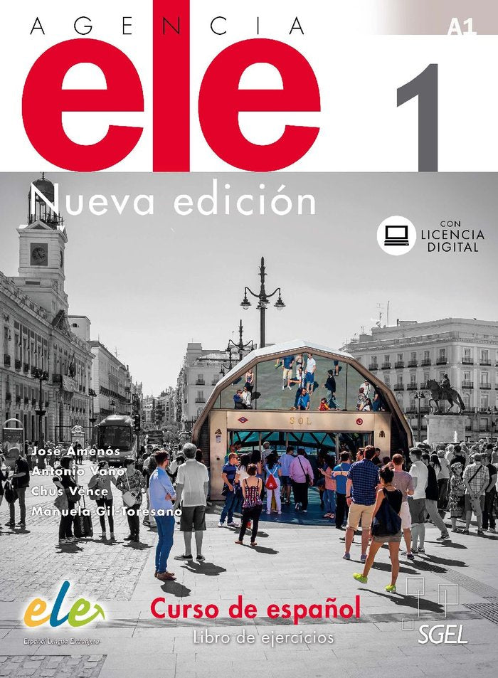 Agencia ELE 1 libro de ejercicios. Nueva edición., de Amenós Pons, José | portada del libro
