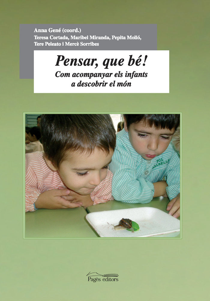 Pensar, que bé!, de Cortada, Teresa | portada del libro