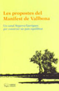Les propostes del Manifest de Vallbona, de Varios autores | portada del libro