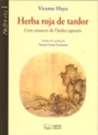 Herba roja de tardor, de Haya, Vicente | portada del libro