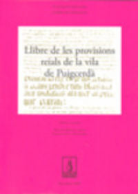 Llibre de provisions reials de la Vila de Puigcerdà, de Bosom Isern, Sebastià | portada del libro