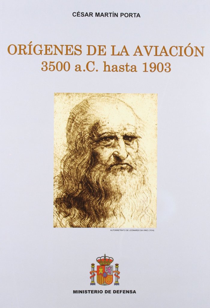 Orígenes de la aviación (3500 a.C. hasta 1903), de Martín Porta | portada del libro