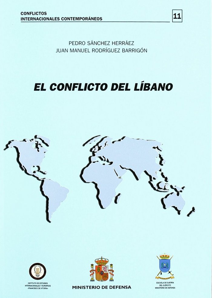 El conflicto del Líbano, de Sánchez Herráez | portada del libro