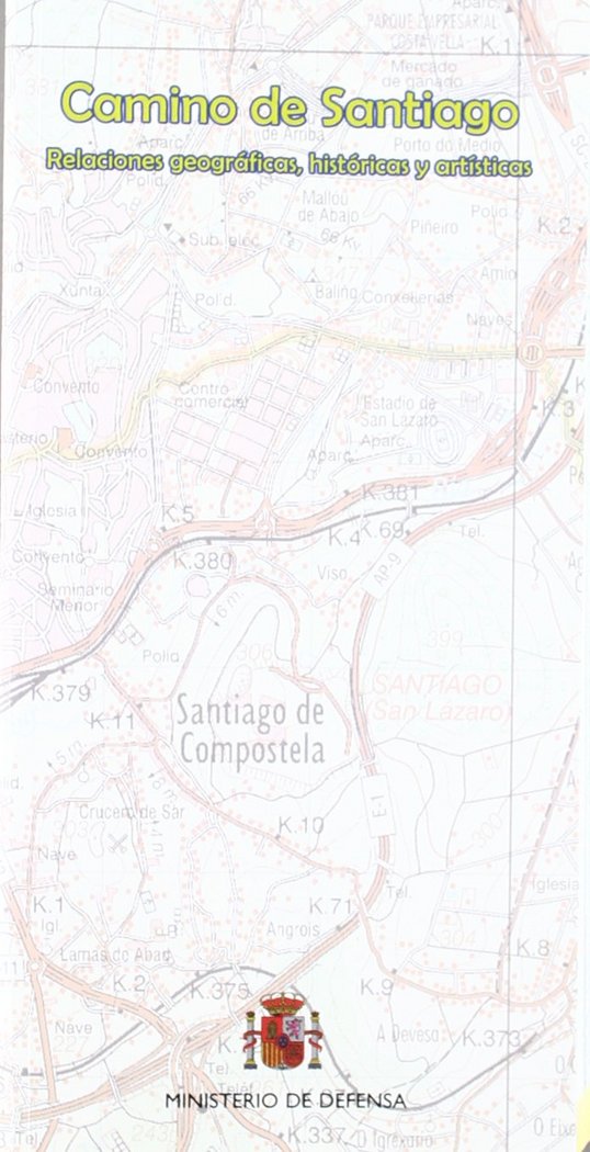 Camino de Santiago, relaciones geográficas, históricas y artísticas, de Ortíz Baeza | portada del libro