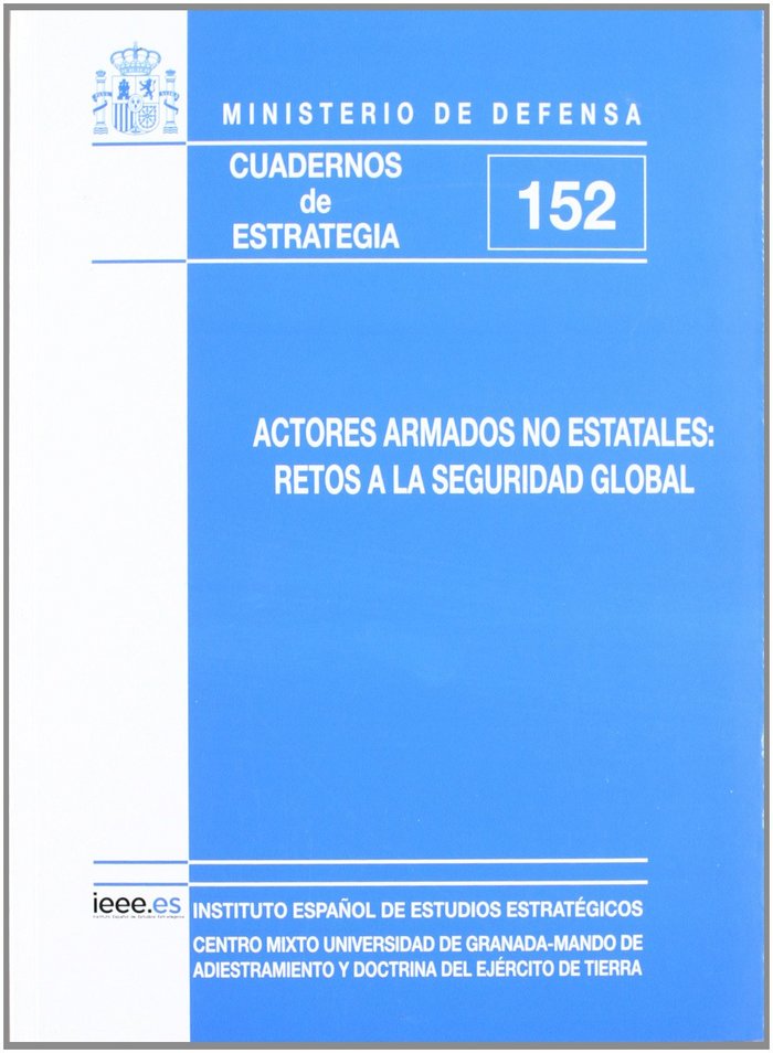 Actores estatales no armados, de Instituto Español de Estudios Estratégicos | portada del libro