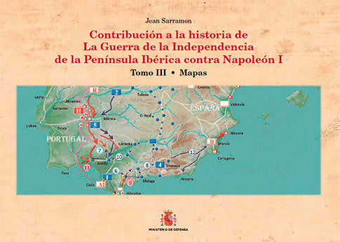 Contribución a la historia de la Guerra de la Independencia en la Pen¡nsula Ibérica contra Napoleón, de Sarramon | portada de