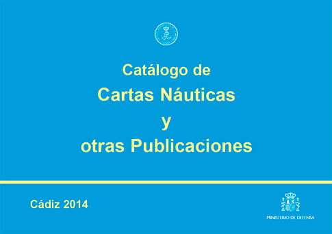 Catálogo de cartas náuticas y otras publicaciones | portada del libro
