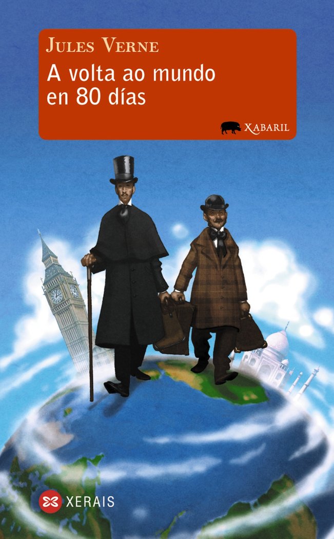 A volta ao mundo en 80 días, de Verne, Jules | portada del libro