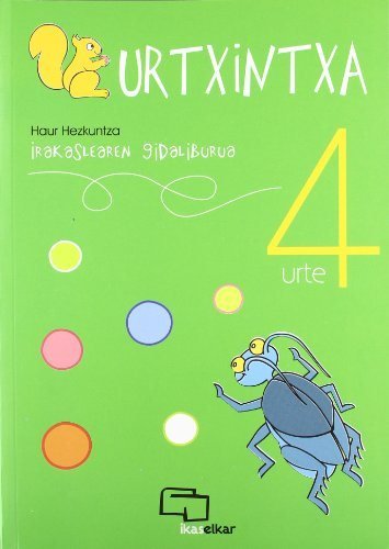 Urtxintxa 4 urte - Irakaslearen gidaliburua, de Batzuen artean | portada del libro