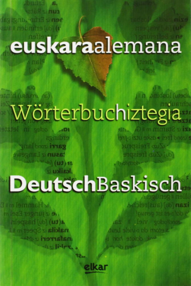 Euskara-Alemana / Alemana-Euskara hiztegia, de Martinez Rubio | portada del libro