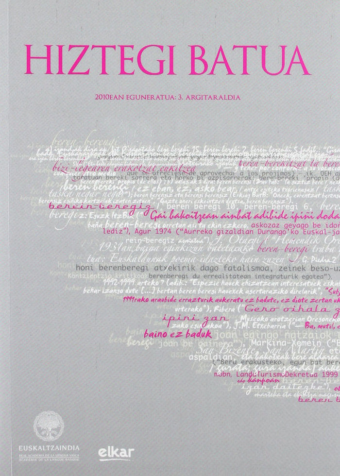 Hiztegi batua, de Euskaltzaindia | portada del libro