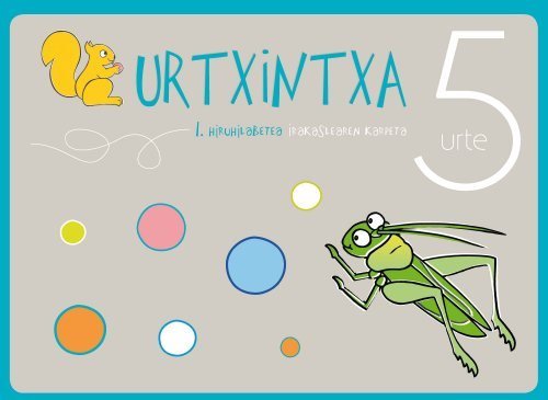 Urtxintxa 5 urte - Irakaslearen karpeta 1, de Batzuen artean | portada del libro