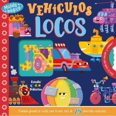 VEHICULOS LOCOS, de Hannah Campling | portada del libro